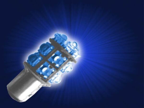BOMBILLO LED 1034 12V TIPO RACIMO 13  AZUL