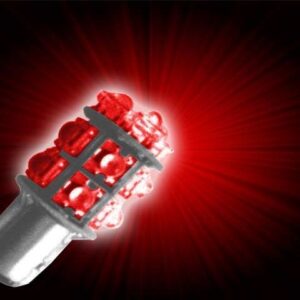 BOMBILLO LED 1141 12V TIPO RACIMO 13  ROJO
