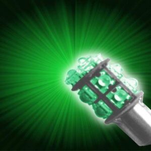 BOMBILLO LED 1141 12V TIPO RACIMO 13  VERDE