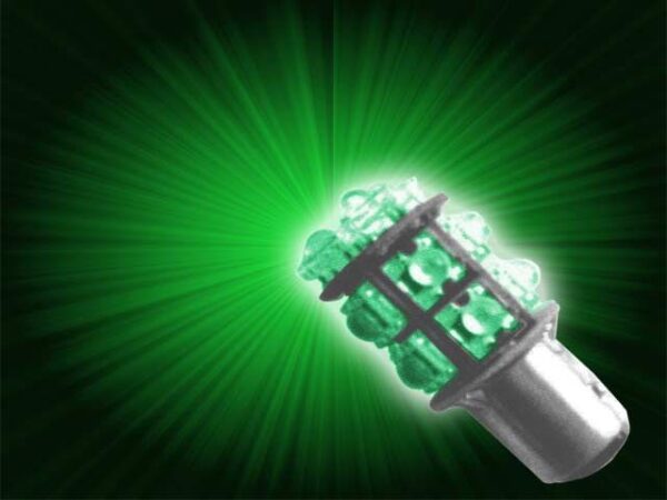 BOMBILLO LED 1141 12V TIPO RACIMO 13  VERDE - Image 2