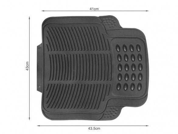 JUEGO TAPETES PVC 5 PCS COLOR NEGRO - Image 4