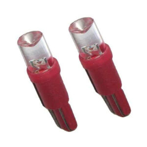 BOMBILLO LED CONCAVO T5 12V 1LED ROJO LUZ EXPANSIVA