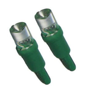 BOMBILLO LED CONCAVO T5 12V 1LED VERDE LUZ EXPANSIVA