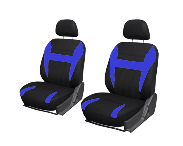 FORRO DE ASIENTO POLIESTER NEGRO/AZUL - Image 3
