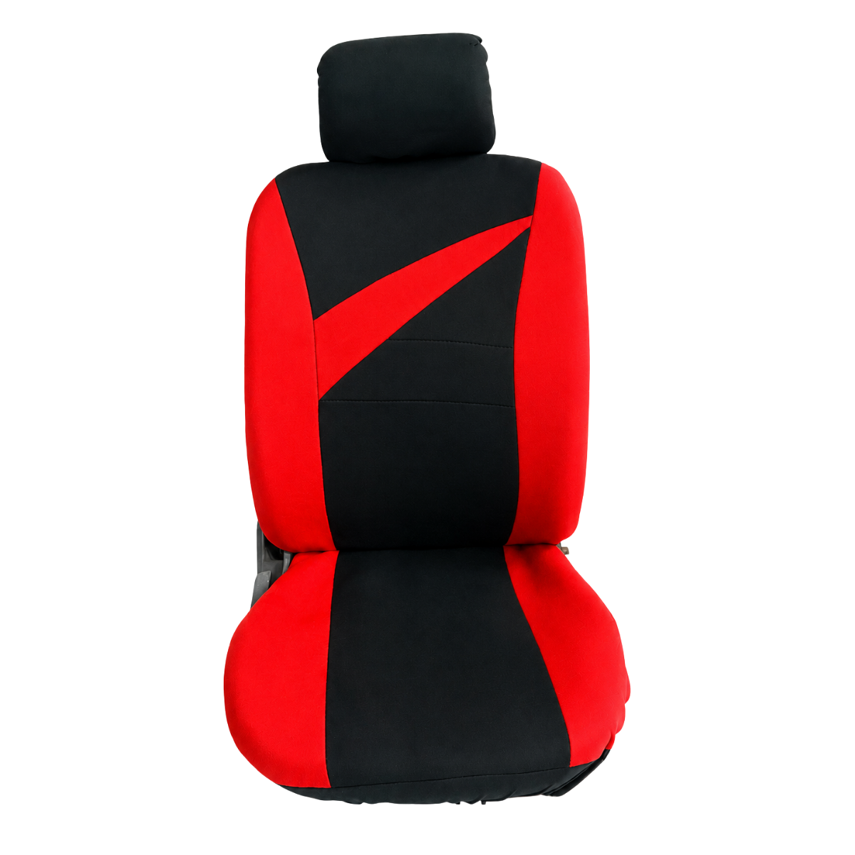 FORRO DE ASIENTO POLIESTER NEGRO/ROJO
