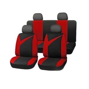 FORRO DE ASIENTO POLIESTER NEGRO/RED
