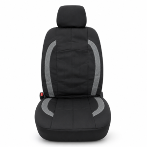 FORRO DE ASIENTO POLIESTER NEGRO/GRIS