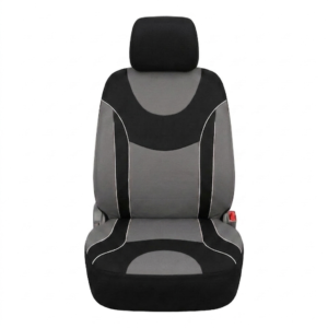 FORRO DE ASIENTO POLIESTER NEGRO/GRIS
