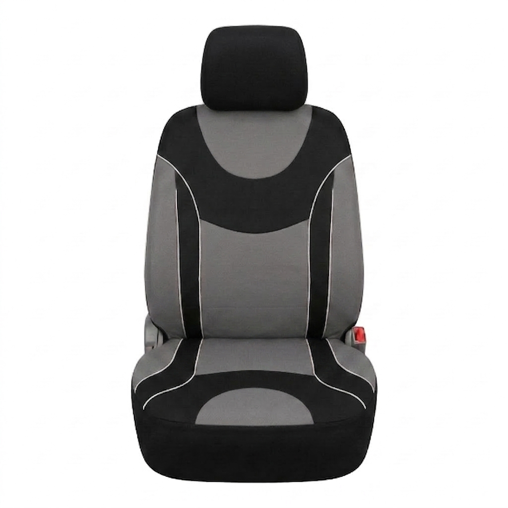 FORRO DE ASIENTO POLIESTER NEGRO/GRIS