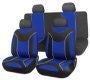 FORRO DE ASIENTO POLIESTER NEGRO/AZUL