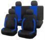 FORRO DE ASIENTO POLIESTER NEGRO/AZUL