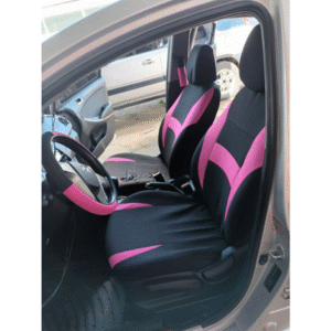 FORRO DE ASIENTO POLIESTER NEGRO/FUCSIA