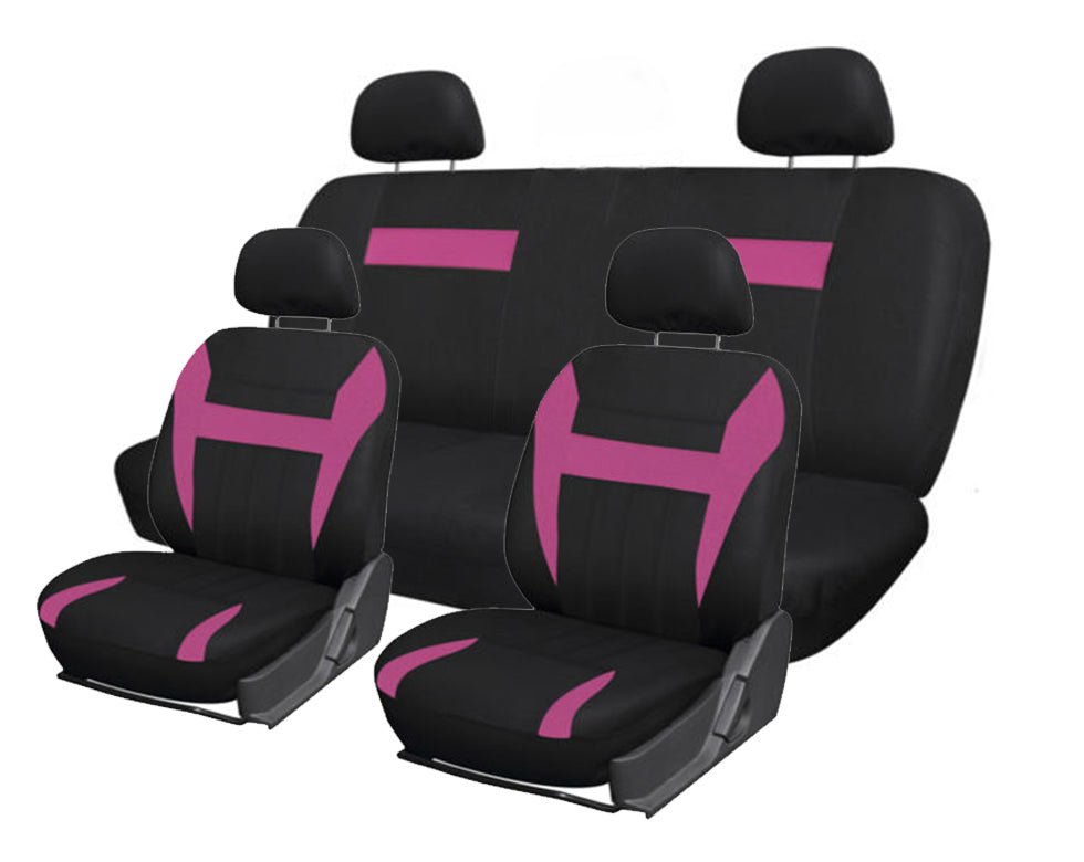 FORRO DE ASIENTO POLIESTER NEGRO/FUCSIA - Image 8
