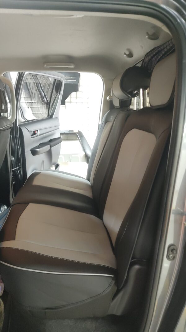 FORRO DE ASIENTO CUERINA SUPER DELUXE NEGROGRIS - Image 3