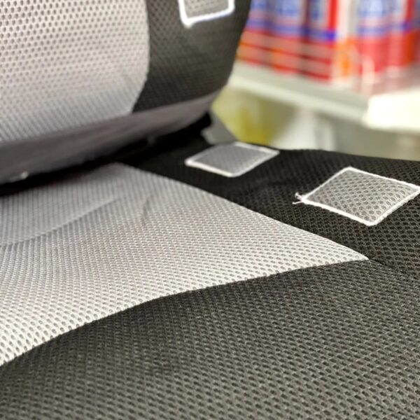 FORRO DE ASIENTO POLIESTER-MALLA GRIS/GRIS CLARO - Image 2