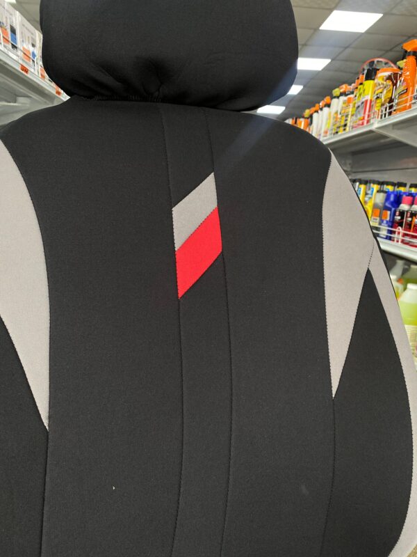 FORRO DE ASIENTO POLIESTER NEGRO/GRIS - Image 4
