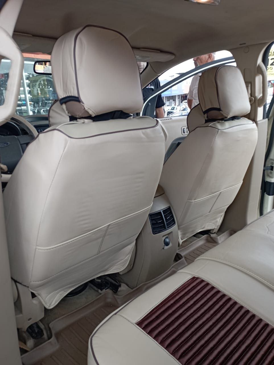 FORRO DE ASIENTO CUERINA-LINO BEIGE/CAFE - Image 5