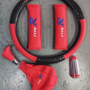 KIT ROJO DE CUBREVOLANTE/PROTECT CINTURON/PALANCA