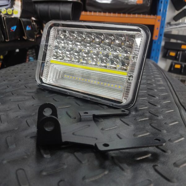 SEALED BEAM LED RECTANGULAR LUZ BLANCA -45LEDS -45W - Image 2