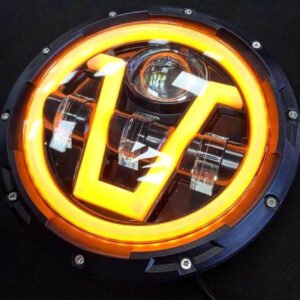 SEALED BEAM LED BLANCO-AMARILLO- OJO ANGEL-FV 7"