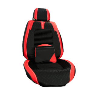 FORRO DE ASIENTO CUERINA-LINO ROJO/NEGRO