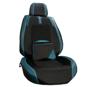 FORRO DE ASIENTO CUERINA-LINO AZUL/NEGRO