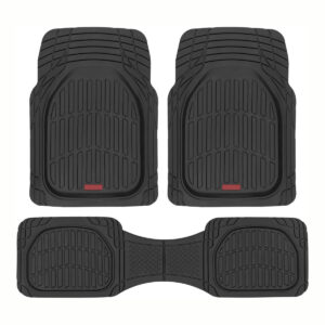 JUEGO DE TAPETE BANDEJA 3 PCS COLOR NEGRO