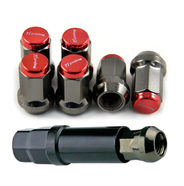 KIT TUERCA RUEDA 1.25 RUEDA  ROJO