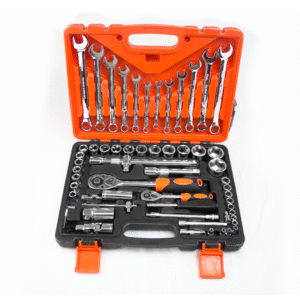 KIT HERRAMIENTAS  CAJA  61PCS COPAS Y LLAVES