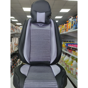 FORRO DE ASIENTO CUERINA SUPER PU NEGRO/GRIS