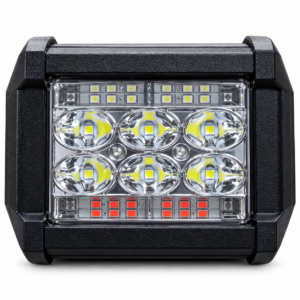 LUZ LED 6 ILUMINACION-6ROJO+6AZUL INTERMITENTE