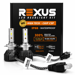 LED HEADLIGHT H7 10K LUMENS IP68 45WATTS