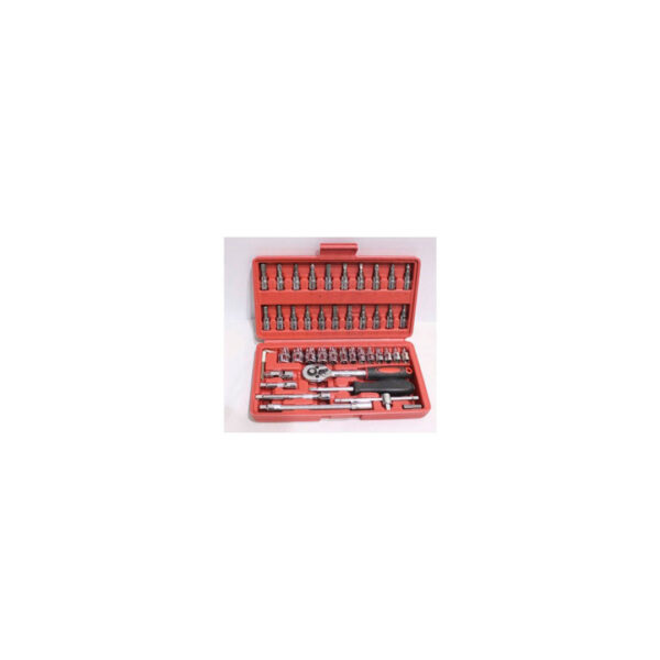 KIT HERRAMIENTAS  CAJA  61PCS COPAS Y LLAVES - Image 3