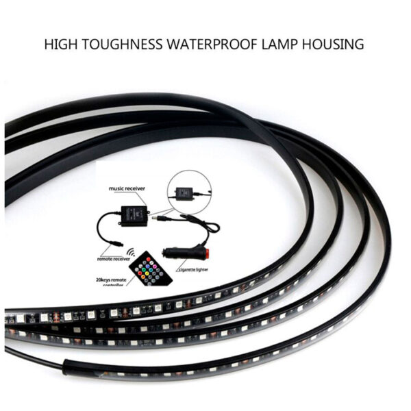 SET LUCES PARA RINES  CON CONTROL - Image 2