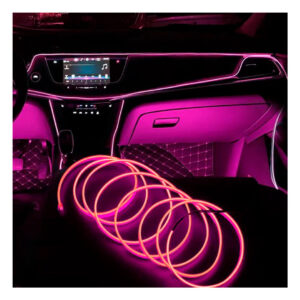 MOLDURA DE TABLERO CON LUZ NEON FUCSIA