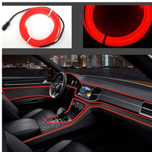 MOLDURA DE TABLERO CON LUZ NEON NARANJA