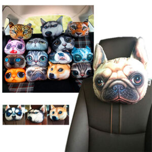 ALMOHADA REPOSA CABEZA 3D ANIMALS