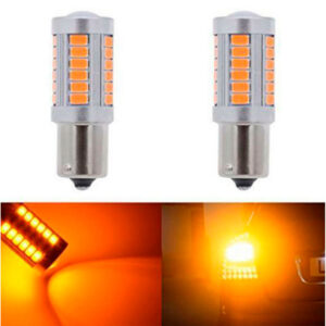 BOMBILLO LED 1156 AMARILLO CAMBIO (2PCS)