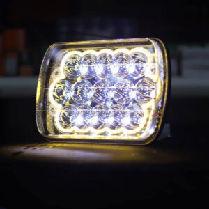 SEALED BEAM LED H4 6054-45W-7" BLANCA/AMARILLA