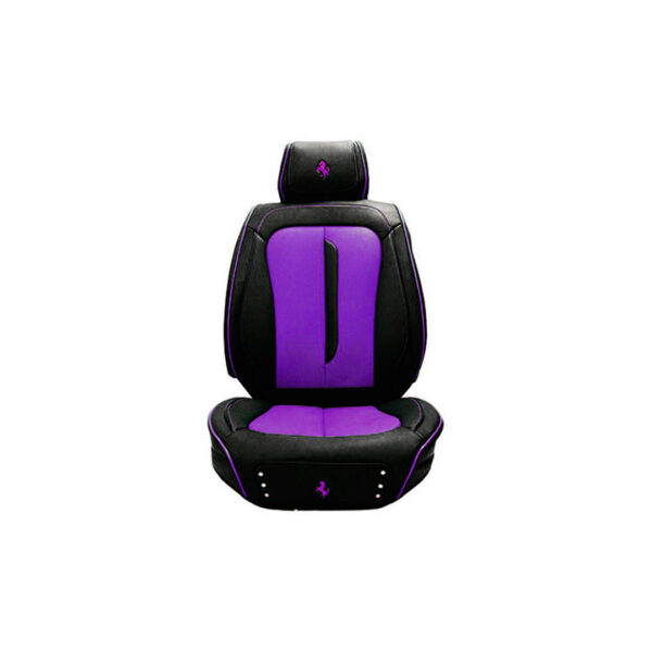 FORRO DE ASIENTO CUERINA CUERINA SUPER DELUXE NEGRO/MORADO