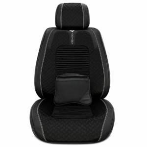 FORRO DE ASIENTO CUERINA-LINO NEGRO