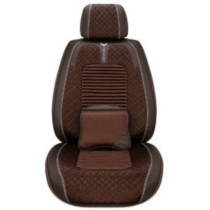 FORRO DE ASIENTO CUERINA-LINO MARRON OSCURO