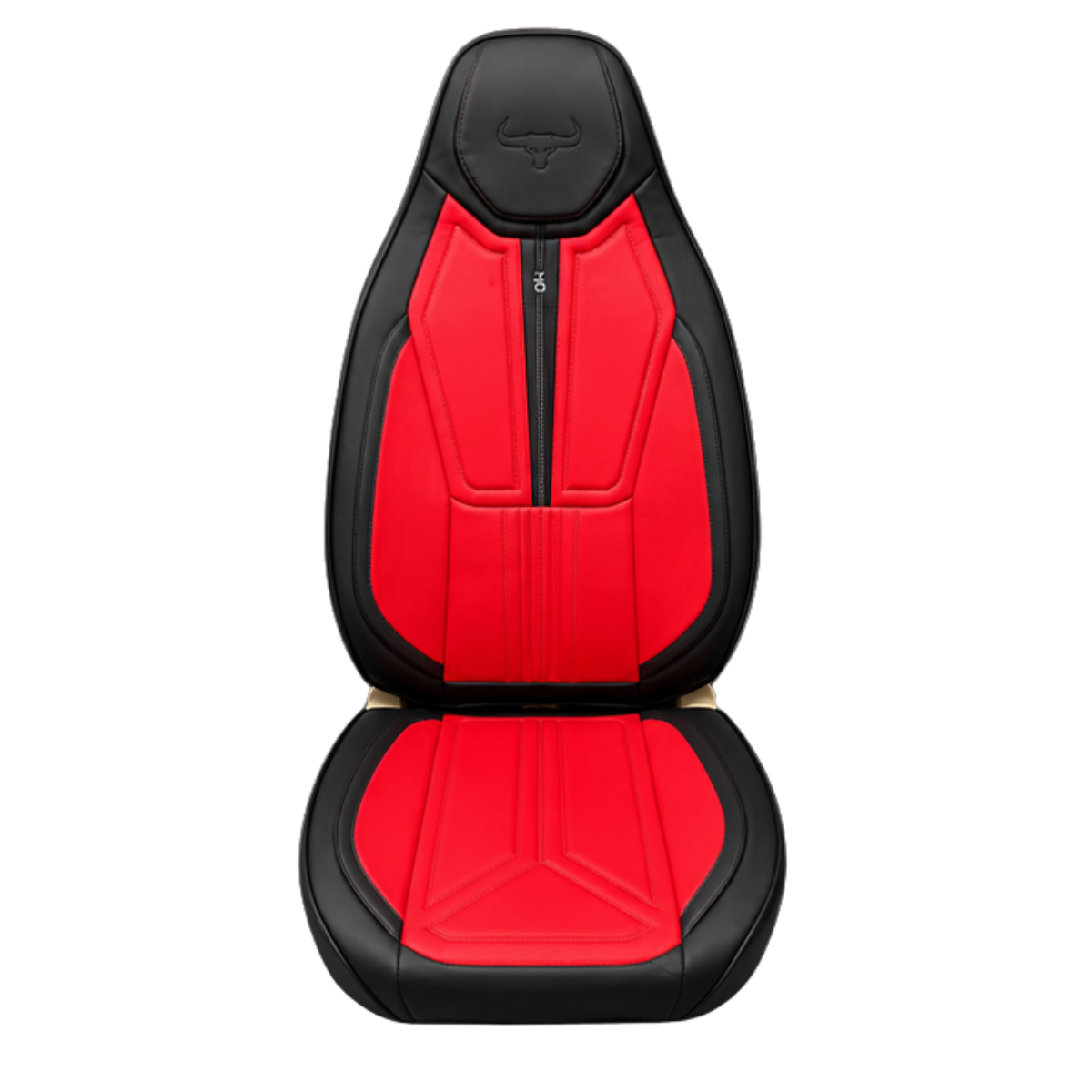 FORRO DE ASIENTO CUERINA BUTACA NEGRO CON ROJO