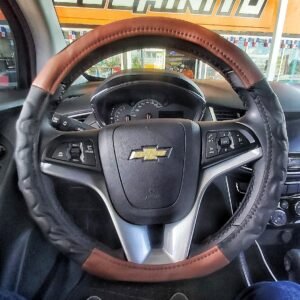 CUBREVOLANTE ERGONOMICO NEGRO/CAFE