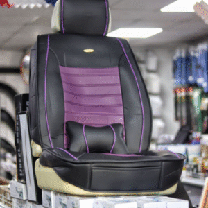 FORRO DE ASIENTO LUXURY-MORADO/NEGRO CUERINA