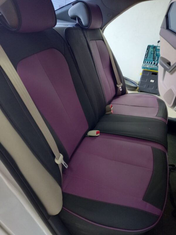FORRO DE ASIENTO CUERINA CUERINA SUPER DELUXE NEGRO/MORADO - Image 3