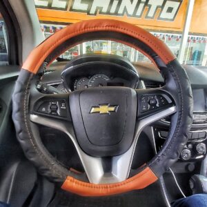 CUBREVOLANTE ERGONOMICO NEGRO/NARANJA