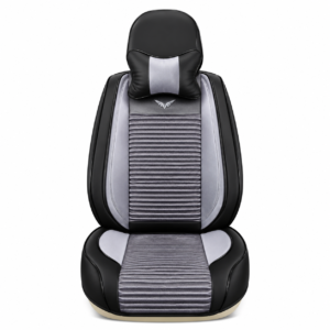 FORRO DE ASIENTO CUERINA SUPER PU NEGRO/GRIS