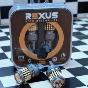 SET BOMBILLOS LEDS SUPER BRIGHT LED 7440-AM LUZ AMBAR