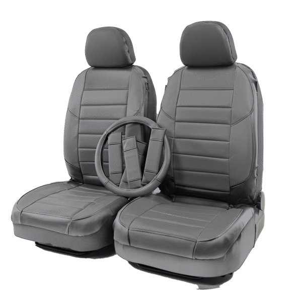 FORRO DE ASIENTO PRIME-PVC-POLIESTER GRIS